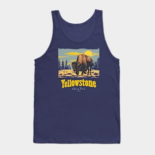 Bison Yellowstone National Park Tank Top